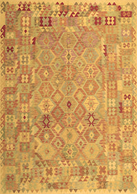 Abstract Brown Contemporary Rug, con2202brn