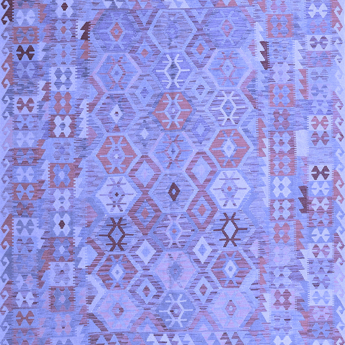 Machine Washable Abstract Blue Contemporary Rug, wshcon2202blu