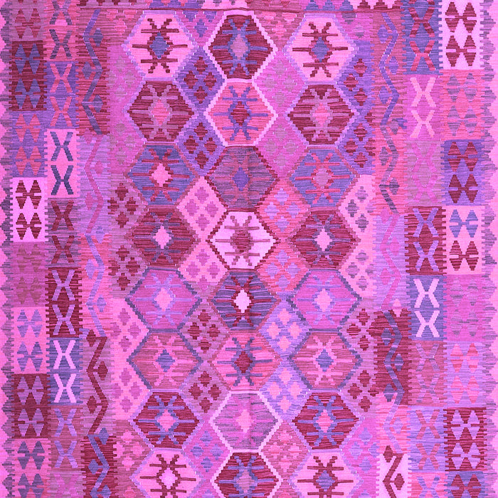 Machine Washable Southwestern Purple Country Area Rugs, wshcon2203pur
