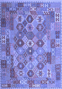 Southwestern Blue Country Rug, con2203blu