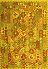 Southwestern Yellow Country Rug, con2203yw