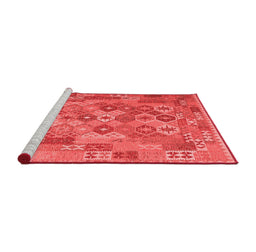 Country Red Washable Rugs