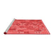 Country Red Washable Rugs