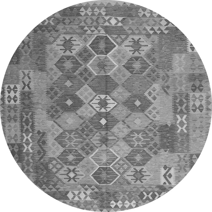 Square Southwestern Gray Country Rug, con2203gry