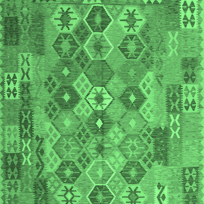 Southwestern Emerald Green Country Rug, con2203emgrn