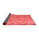 Abstract Red Contemporary Area Rugs