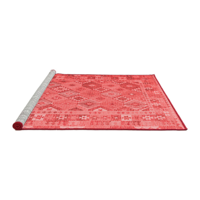 Contemporary Red Washable Rugs