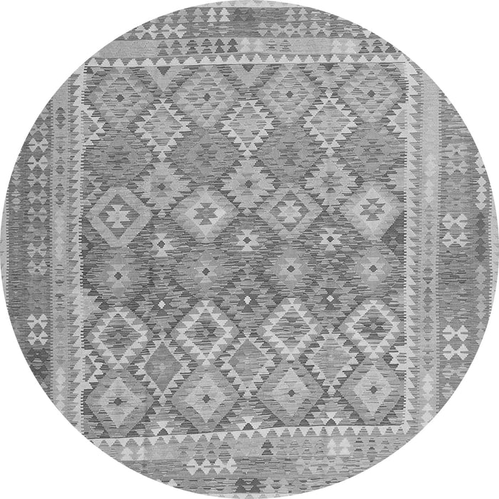 Machine Washable Oriental Gray Traditional Rug, wshcon2205gry