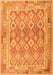 Oriental Orange Traditional Rug, con2205org