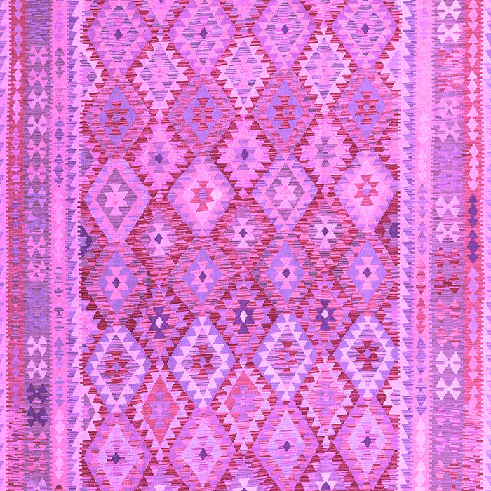 Machine Washable Oriental Purple Traditional Area Rugs, wshcon2205pur