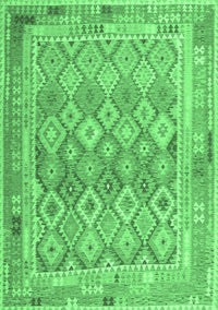 Oriental Emerald Green Traditional Rug, con2205emgrn