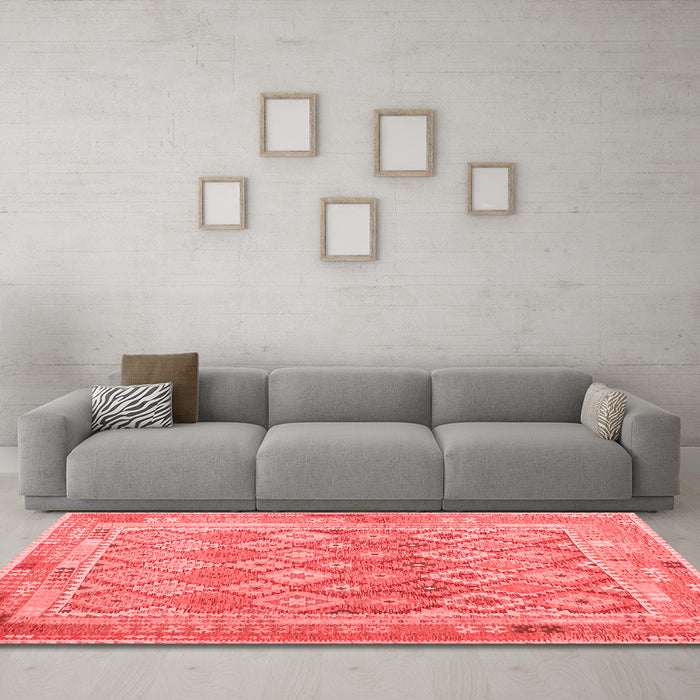 Traditional Red Washable Rugs