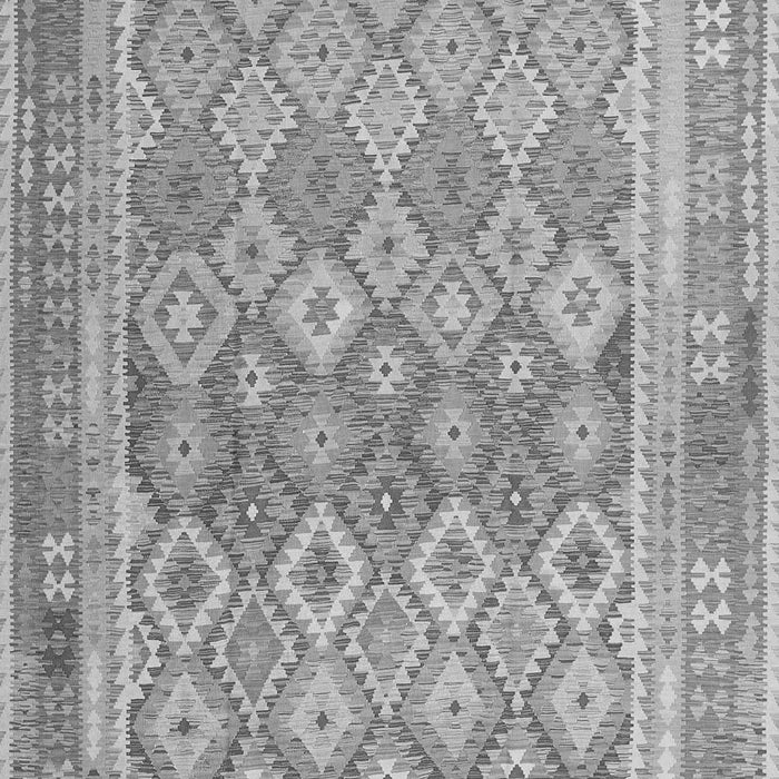 Serging Thickness of Machine Washable Oriental Gray Traditional Rug, wshcon2205gry