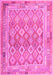 Oriental Pink Traditional Rug, con2205pnk