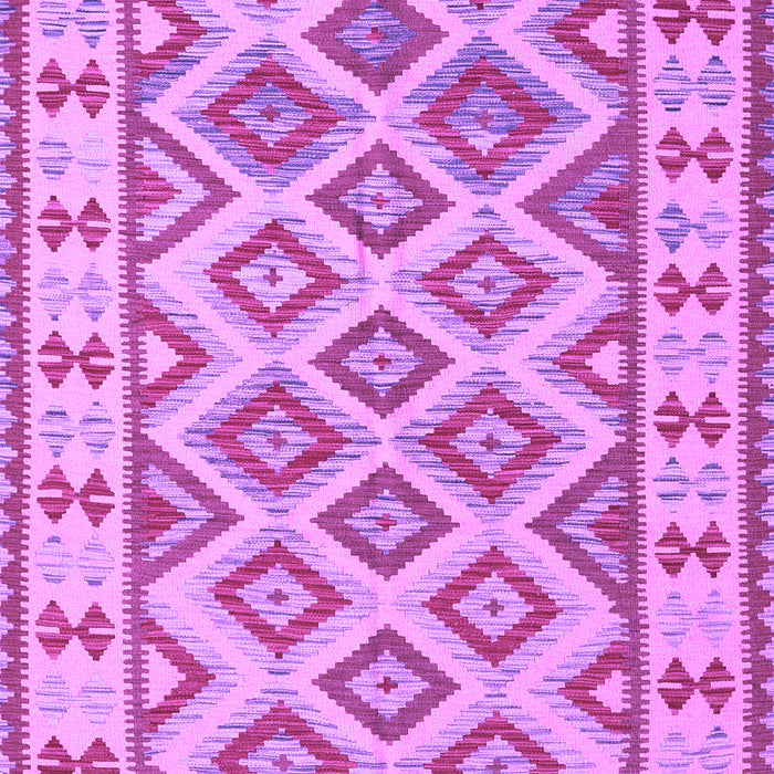 Machine Washable Southwestern Purple Country Area Rugs, wshcon2206pur