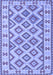 Southwestern Blue Country Rug, con2206blu