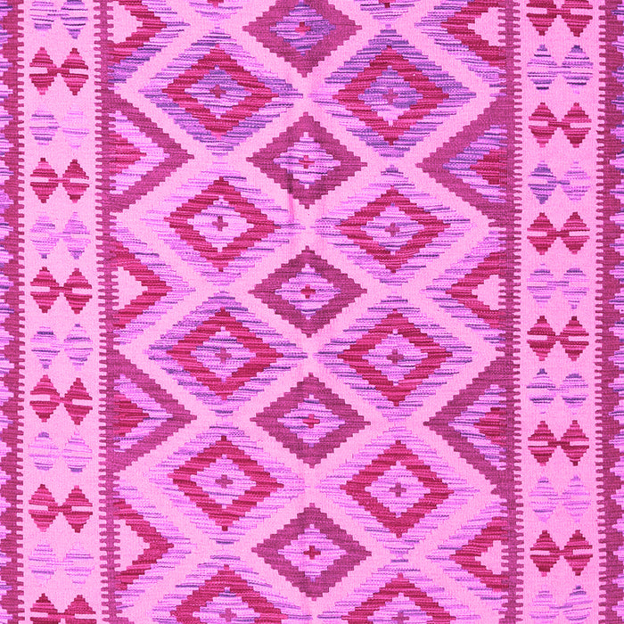 Machine Washable Southwestern Pink Country Rug, wshcon2206pnk