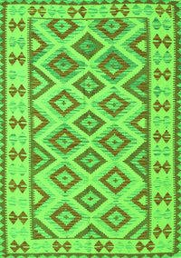 Southwestern Green Country Rug, con2206grn