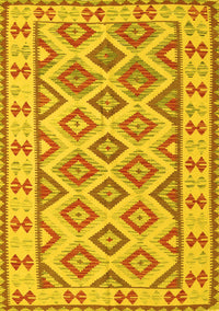 Southwestern Yellow Country Rug, con2206yw