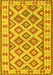 Southwestern Yellow Country Rug, con2206yw