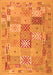 Abstract Orange Contemporary Rug, con2207org