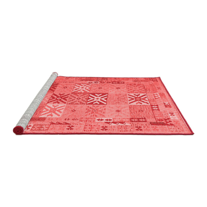 Contemporary Red Washable Rugs