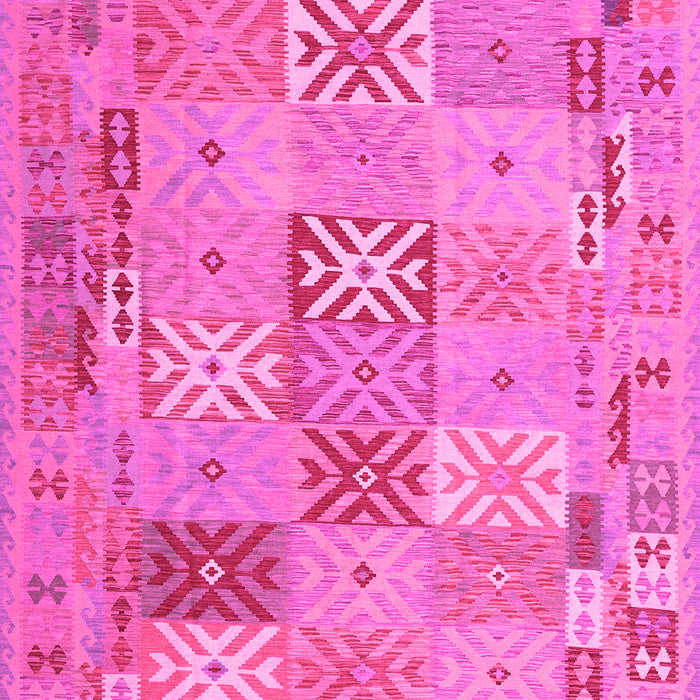 Machine Washable Abstract Pink Contemporary Rug, wshcon2207pnk
