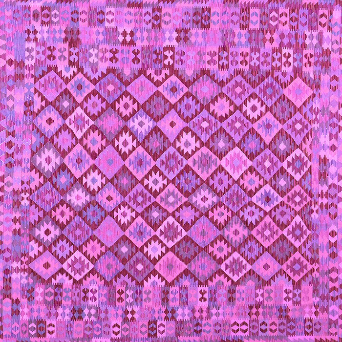 Square Southwestern Purple Country Rug, con2208pur