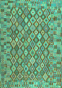 Southwestern Turquoise Country Rug, con2208turq