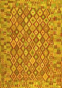 Southwestern Yellow Country Rug, con2208yw