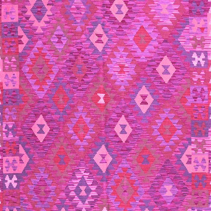 Machine Washable Southwestern Pink Country Rug, wshcon2209pnk