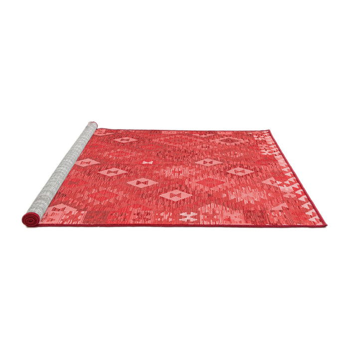 Country Red Washable Rugs