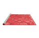 Country Red Washable Rugs