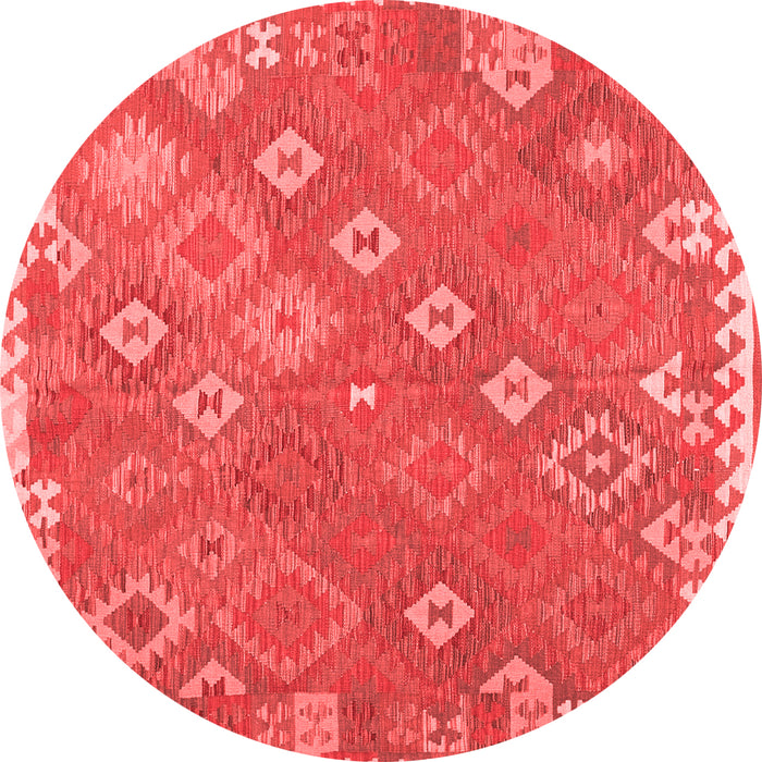 Machine Washable Southwestern Red Country Rug, wshcon2209red