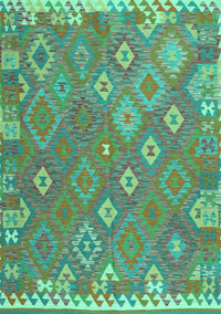 Southwestern Turquoise Country Rug, con2209turq