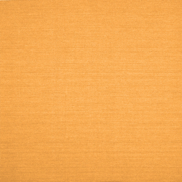 Round Machine Washable Solid Orange Modern Area Rugs, wshcon220org