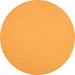 Square Solid Orange Modern Rug, con220org