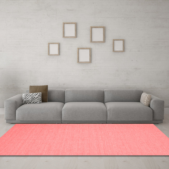 Modern Red Washable Rugs
