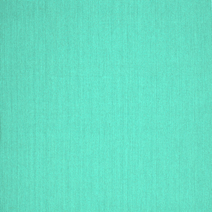 Square Solid Turquoise Modern Rug, con220turq