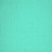 Square Solid Turquoise Modern Rug, con220turq