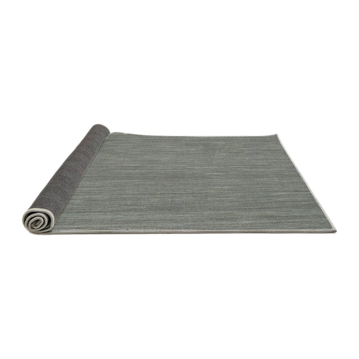 Thickness of Contemporary Silver Gray Modern Rug, con221