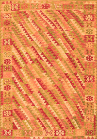 Southwestern Orange Country Rug, con2210org