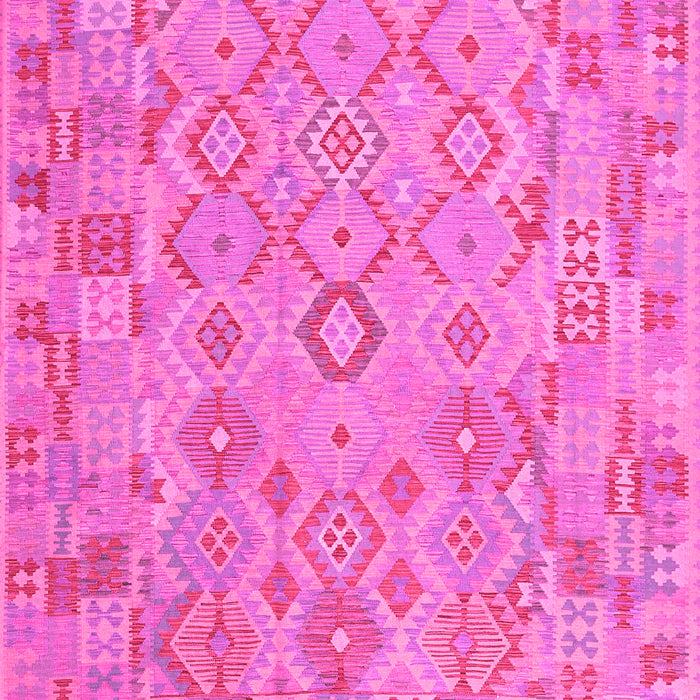 Machine Washable Southwestern Pink Country Rug, wshcon2211pnk