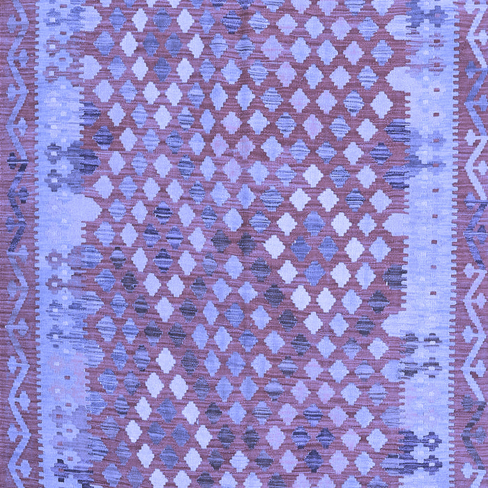 Machine Washable Oriental Blue Traditional Rug, wshcon2212blu