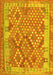 Oriental Yellow Traditional Rug, con2212yw