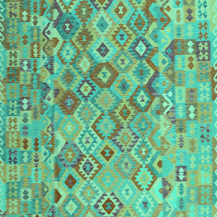 Southwestern Turquoise Country Rug, con2213turq
