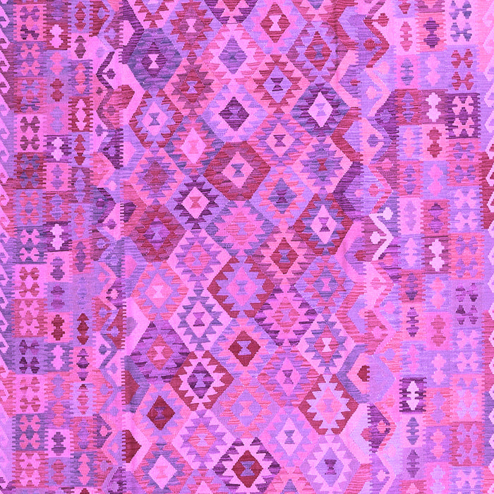 Machine Washable Southwestern Purple Country Area Rugs, wshcon2213pur