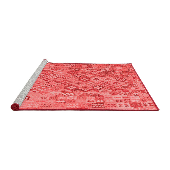 Country Red Washable Rugs