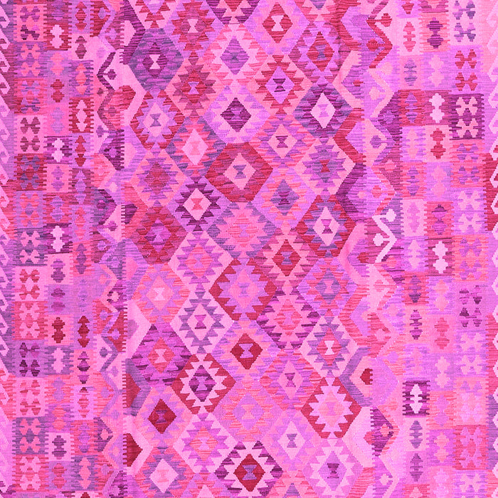 Machine Washable Southwestern Pink Country Rug, wshcon2213pnk