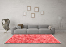 Country Red Washable Rugs